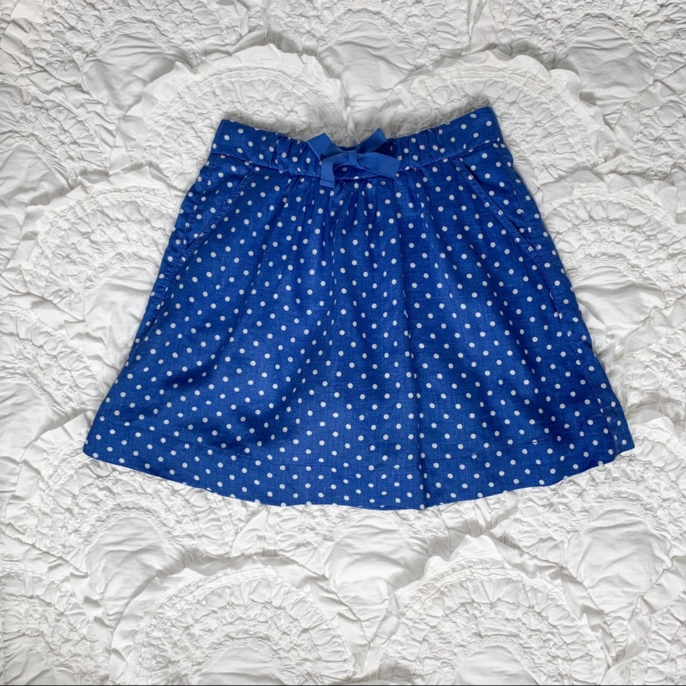 J. Crew Boardwalk Linen Skirt